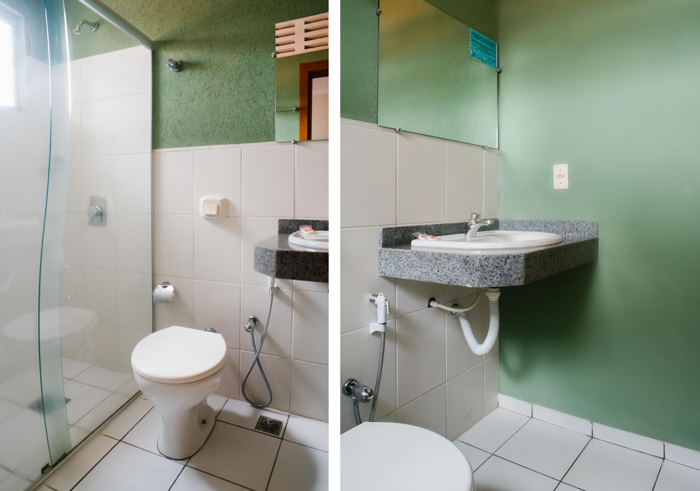 Oyo Cerrado Hotel, Campo Grande Campo Grande  Luaran gambar Bathroom in a hotel in Brazil