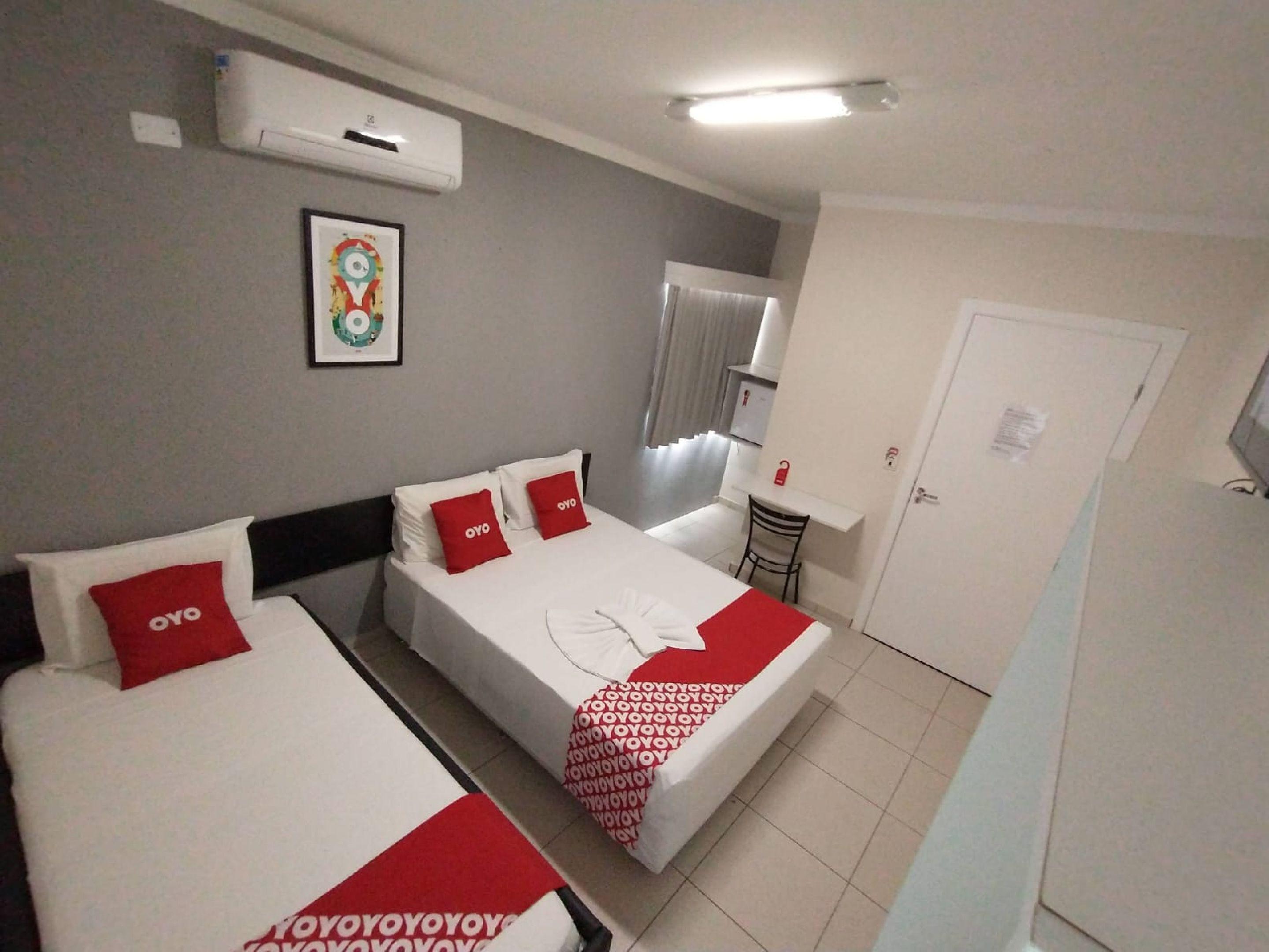 Oyo Cerrado Hotel, Campo Grande Campo Grande  Luaran gambar A typical OYO hotel room in Mexico City
